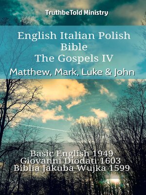 cover image of English Italian Polish Bible--The Gospels IV--Matthew, Mark, Luke & John